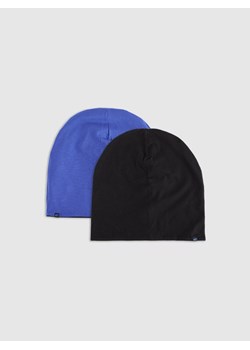 Dziecięca czapka beanie dwustronna 4F 4FJWAW25ACAPU603 - czarna ze sklepu Sportstylestory.com w kategorii Czapki dziecięce - zdjęcie 185837800
