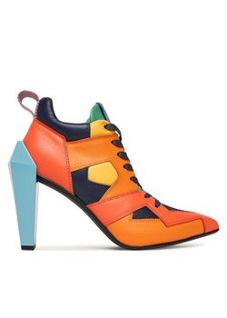 Półbuty United Nude Gem Sneaker Hi 1096392116 Pomarańczowy ze sklepu eobuwie.pl w kategorii Botki - zdjęcie 185839532