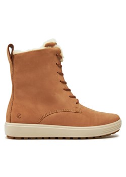 Botki ECCO Soft 7 Tred W 45042301291 Brązowy ze sklepu eobuwie.pl w kategorii Botki - zdjęcie 185841673