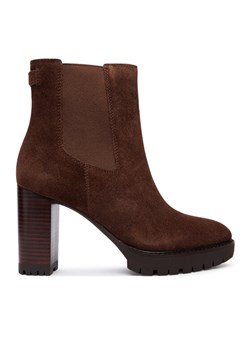 Botki LAUREN RALPH LAUREN Layne 802942566002 Brązowy ze sklepu eobuwie.pl w kategorii Botki - zdjęcie 185841731
