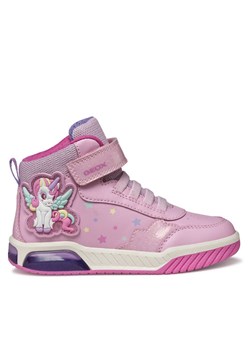 Sneakersy Geox J Inek J56ASA 0BCKC C8206 M Różowy ze sklepu eobuwie.pl w kategorii Buty sportowe dziecięce - zdjęcie 185841782