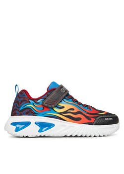 Sneakersy Geox J Assister J56DZB 014CE C9221 DD Czarny ze sklepu eobuwie.pl w kategorii Buty sportowe dziecięce - zdjęcie 185841790