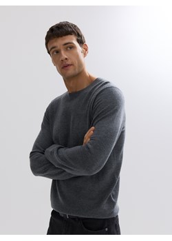 Reserved - Sweter z wełny merino - szary ze sklepu Reserved w kategorii Swetry męskie - zdjęcie 185848560