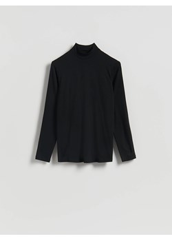 Reserved - Longsleeve z golfem - czarny ze sklepu Reserved w kategorii Bluzki damskie - zdjęcie 185849944