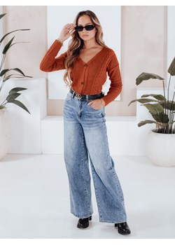 Sweter damski MELANIA ceglany Dstreet MY1651 ze sklepu DSTREET.PL w kategorii Swetry damskie - zdjęcie 185850602