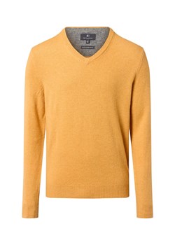 Nils Sundström Sweter męski Mężczyźni wełna ze strzyży kukurydziany marmurkowy ze sklepu vangraaf w kategorii Swetry męskie - zdjęcie 185850991