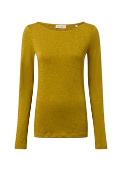 Marc O'Polo Damska koszulka z długim rękawem Kobiety Bawełna kiwi jednolity ze sklepu vangraaf w kategorii Bluzki damskie - zdjęcie 185851000