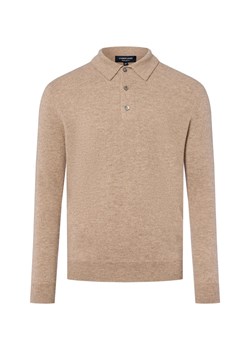 Andrew James Męski sweter z czystego kaszmiru Mężczyźni Kaszmir melanżowy marmurkowy ze sklepu vangraaf w kategorii Swetry męskie - zdjęcie 185851042