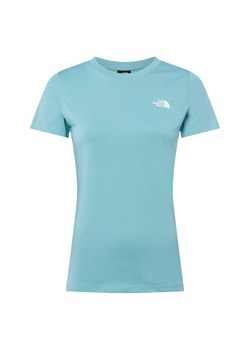 The North Face Koszulka damska - Simple Dome Slim Kobiety Bawełna cyjan jednolity ze sklepu vangraaf w kategorii Bluzki damskie - zdjęcie 185851053
