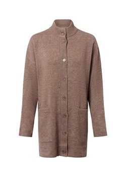 Franco Callegari Damski kardigan z wełny merynosów Kobiety Wełna merino melanżowy marmurkowy ze sklepu vangraaf w kategorii Swetry damskie - zdjęcie 185851132