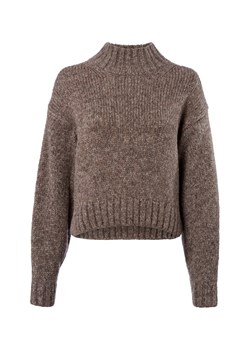 Marc Cain Sweter damski z dzianiny z zawartością alpaki Kobiety dzianina grubo tkana błotnisty marmurkowy ze sklepu vangraaf w kategorii Swetry damskie - zdjęcie 185851153