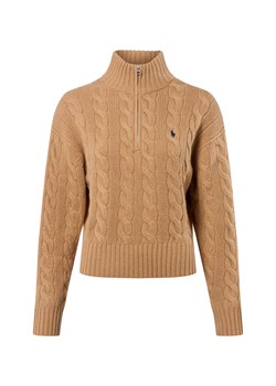 Polo Ralph Lauren Damski sweter z dzianiny z zawartością kaszmiru Kobiety Wełna wielbłądzi jednolity ze sklepu vangraaf w kategorii Swetry damskie - zdjęcie 185851161
