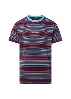 Santa Cruz Koszulka męska Mężczyźni Bawełna bordowy w paski ze sklepu vangraaf w kategorii T-shirty męskie - zdjęcie 185851193