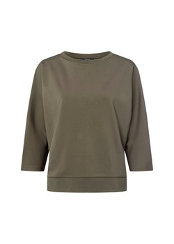 Opus Damska koszulka z długim rękawem - Salane Kobiety oliwkowy jednolity ze sklepu vangraaf w kategorii Bluzki damskie - zdjęcie 185851202