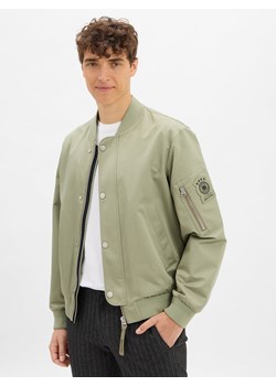 Marc O'Polo Bluza męska Mężczyźni trzcinowy jednolity ze sklepu vangraaf w kategorii Bluzy męskie - zdjęcie 185851281