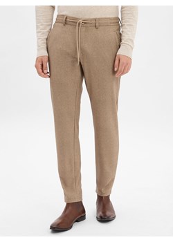 BRAX Spodnie - Phil Mężczyźni Stretch beżowy marmurkowy ze sklepu vangraaf w kategorii Spodnie męskie - zdjęcie 185851302