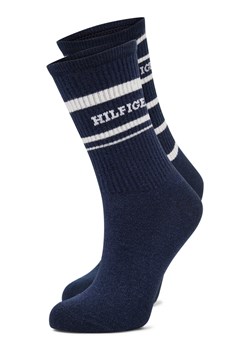 Tommy Hilfiger Skarpety w 2-paku Kobiety drobna dzianina granatowy jednolity ze sklepu vangraaf w kategorii Skarpetki damskie - zdjęcie 185851313