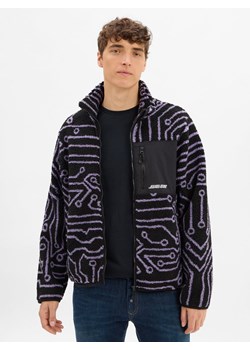 Santa Cruz Męska kurtka polarowa - Freestyle Jacket Mężczyźni czarny wzorzysty ze sklepu vangraaf w kategorii Kurtki męskie - zdjęcie 185851331
