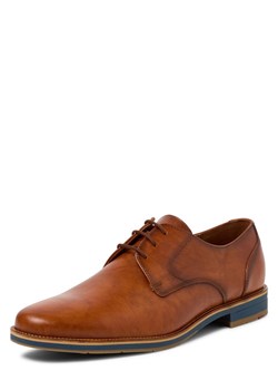 Lloyd Męskie sznurowane buty - DRIFT 110 Mężczyźni skóra koniakowy jednolity ze sklepu vangraaf w kategorii Buty eleganckie męskie - zdjęcie 185851341