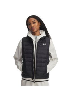 Damski bezrękawnik pikowany Under Armour UA Sportswear Ins Vest - czarny ze sklepu Sportstylestory.com w kategorii Kamizelki damskie - zdjęcie 185854461