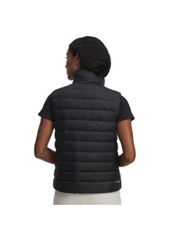 Damski bezrękawnik pikowany Under Armour UA Sportswear Ins Vest - czarny ze sklepu Sportstylestory.com w kategorii Kamizelki damskie - zdjęcie 185854463