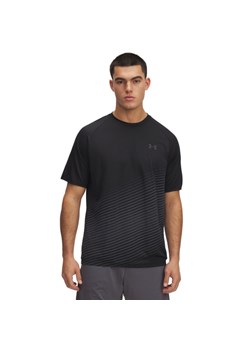 Męska koszulka treningowa Under Armour UA Tech Fade SS - czarna ze sklepu Sportstylestory.com w kategorii T-shirty męskie - zdjęcie 185854963