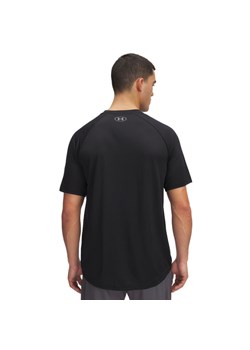 Męska koszulka treningowa Under Armour UA Tech Fade SS - czarna ze sklepu Sportstylestory.com w kategorii T-shirty męskie - zdjęcie 185854964