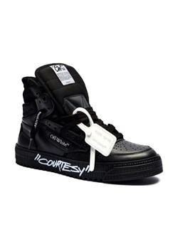 OFF-WHITE Skórzane sneakersy OFF COURT ze sklepu Gomez Fashion Store w kategorii Buty sportowe męskie - zdjęcie 185855293