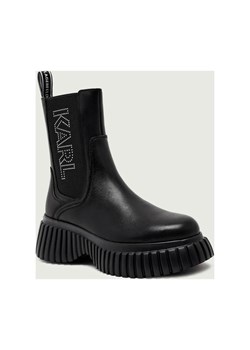 Karl Lagerfeld Skórzane sztyblety KREEPER WEDGE ze sklepu Gomez Fashion Store w kategorii Botki - zdjęcie 185855380