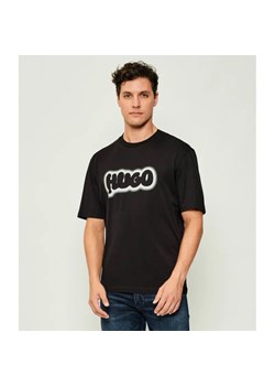 Hugo Blue T-shirt Nulibax | Regular Fit ze sklepu Gomez Fashion Store w kategorii T-shirty męskie - zdjęcie 185855574