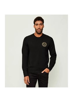 Versace Jeans Couture Sweter | Slim Fit | z dodatkiem wełny i kaszmiru ze sklepu Gomez Fashion Store w kategorii Swetry męskie - zdjęcie 185855653