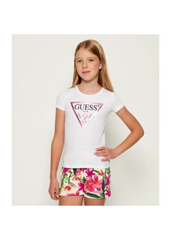 Guess T-shirt | Regular Fit ze sklepu Gomez Fashion Store w kategorii Bluzki dziewczęce - zdjęcie 185859151
