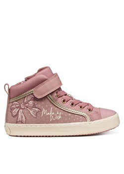 Sneakersy Geox J Kalispera J744GI 0DHBC C8A2U S Różowy ze sklepu eobuwie.pl w kategorii Buty sportowe dziecięce - zdjęcie 185859154