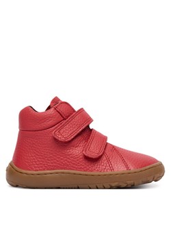 Trzewiki Froddo Barefoot Winter Furry G3110263-7 M Czerwony ze sklepu eobuwie.pl w kategorii Buty zimowe dziecięce - zdjęcie 185859164