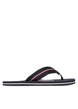 Japonki Tommy Hilfiger Corporate Hilfiger Beach FM0FM05436 Granatowy ze sklepu eobuwie.pl w kategorii Klapki męskie - zdjęcie 185859351