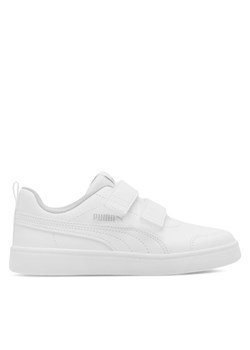 Sneakersy Puma Courtflex v2 V PS* 371543 04 Biały ze sklepu eobuwie.pl w kategorii Trampki dziecięce - zdjęcie 185859464