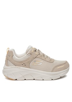 Sneakersy Skechers D'Lux Walker 2.0 150108/TPOR Beżowy ze sklepu eobuwie.pl w kategorii Buty sportowe damskie - zdjęcie 185859513