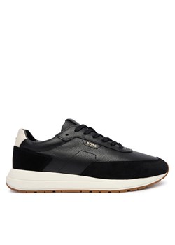 Sneakersy BOSS Vinston 50552859 Szary ze sklepu eobuwie.pl w kategorii Buty sportowe męskie - zdjęcie 185859552