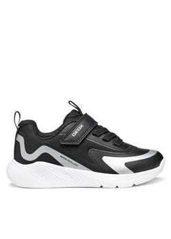 Sneakersy Geox J Sprintye Wr J56NXA 0FU54 C9999 M Czarny ze sklepu eobuwie.pl w kategorii Buty sportowe dziecięce - zdjęcie 185859574