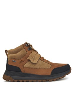 Trekkingi Clarks ATL TrekHi GTX 26184483 Brązowy ze sklepu eobuwie.pl w kategorii Buty trekkingowe męskie - zdjęcie 185859624