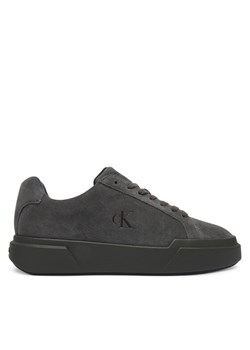 Sneakersy Calvin Klein Chunky Cupsole Lace Up Su Ml YW0YW01949 Szary ze sklepu eobuwie.pl w kategorii Buty sportowe damskie - zdjęcie 185859771