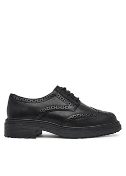 Oxfordy Clarks Orinoco3 Derby 26183170 Czarny ze sklepu eobuwie.pl w kategorii Półbuty damskie - zdjęcie 185859943
