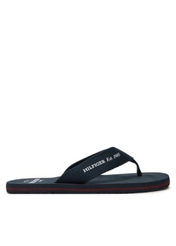 Japonki Tommy Hilfiger Hilfiger 85 Beach Sandal FM0FM05339 Granatowy ze sklepu eobuwie.pl w kategorii Klapki męskie - zdjęcie 185860012