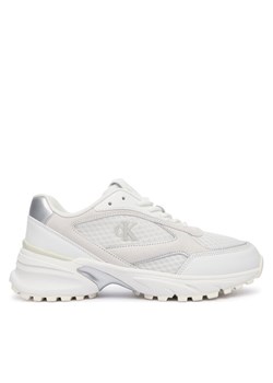 Sneakersy Calvin Klein Hike Runner Mesh Mix Met Mg YW0YW02009 Biały ze sklepu eobuwie.pl w kategorii Buty sportowe damskie - zdjęcie 185860024