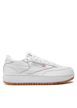 Sneakersy Reebok Club C Double FV5658 Biały ze sklepu eobuwie.pl w kategorii Buty sportowe damskie - zdjęcie 185860070