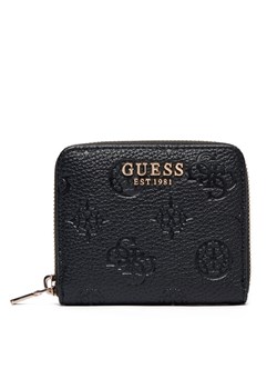 Mały Portfel Damski Guess Cresidia II Slg SWPD98 88137 Czarny ze sklepu eobuwie.pl w kategorii Portfele damskie - zdjęcie 185860091