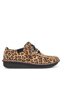 Półbuty Clarks Funny Dream 26183040 Brązowy ze sklepu eobuwie.pl w kategorii Buty sportowe damskie - zdjęcie 185860180