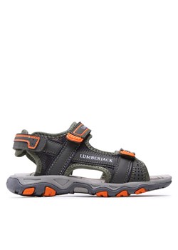 Sandały Lumberjack SB07606-027 S Szary ze sklepu eobuwie.pl w kategorii Sandały dziecięce - zdjęcie 185860240