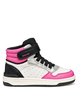 Sneakersy Geox J Washiba J36HXA 05415 C0563 S Biały ze sklepu eobuwie.pl w kategorii Buty sportowe dziecięce - zdjęcie 185860251
