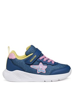 Sneakersy Geox J Sprintye J55FWA 0AS54 C4BE8 D Granatowy ze sklepu eobuwie.pl w kategorii Buty sportowe dziecięce - zdjęcie 185860254
